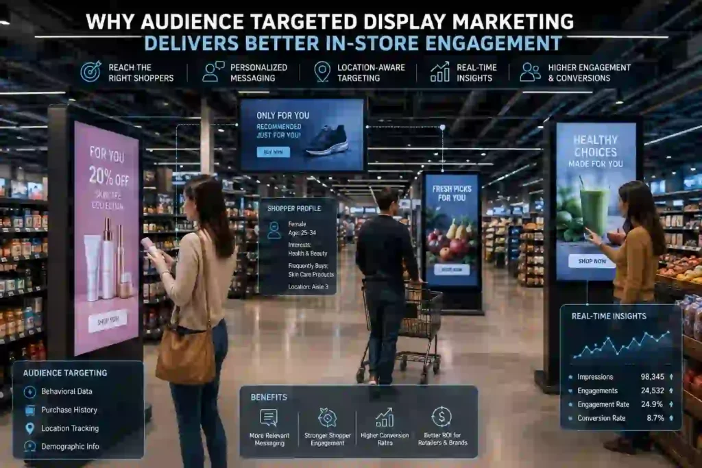Why Audience Targeted Display Marketing Delivers Better In-Store Engagement